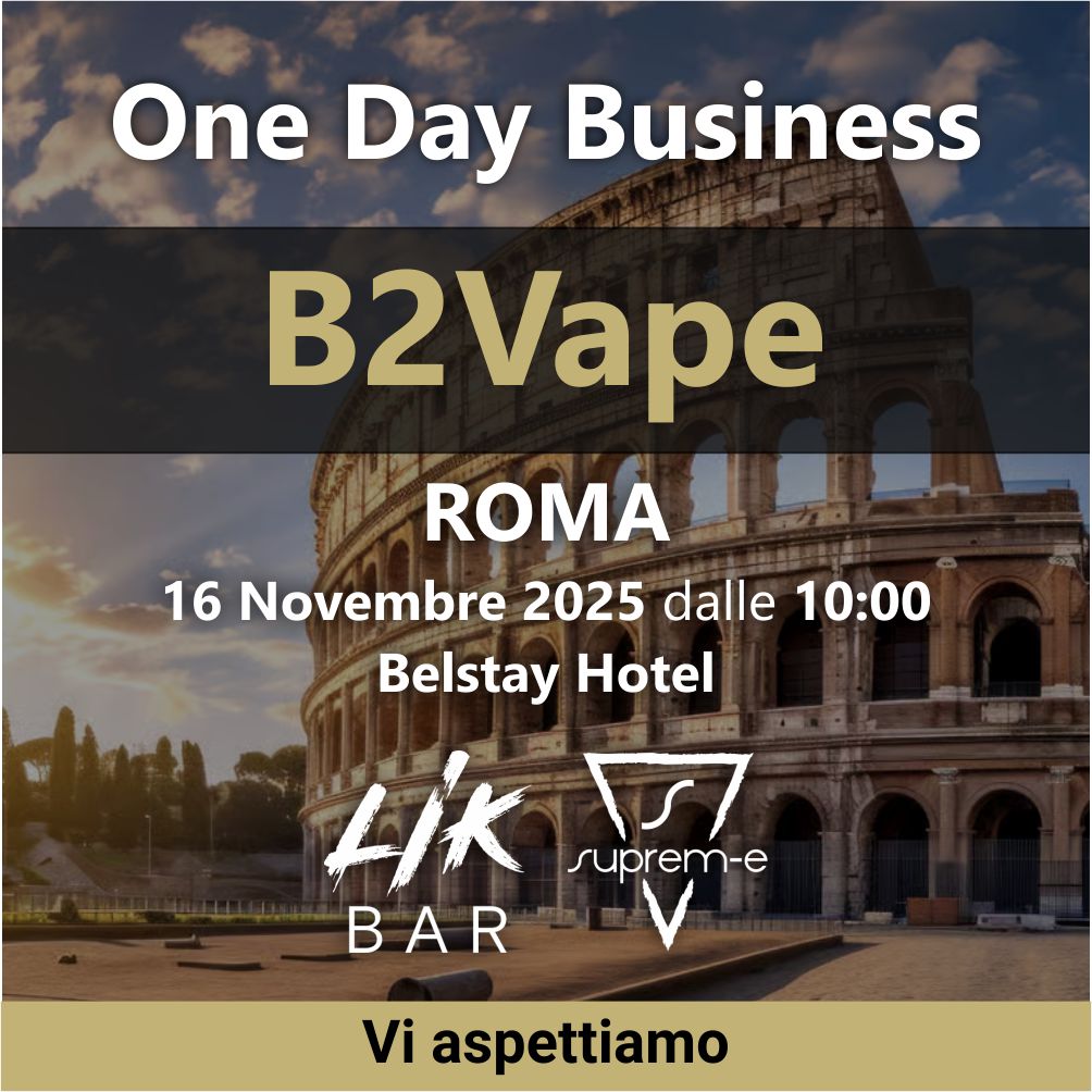 B2vape Roma 16 Novembre 2025: SIGEL Presenta LIK BAR e Suprem-e ai Professionisti del Vaping